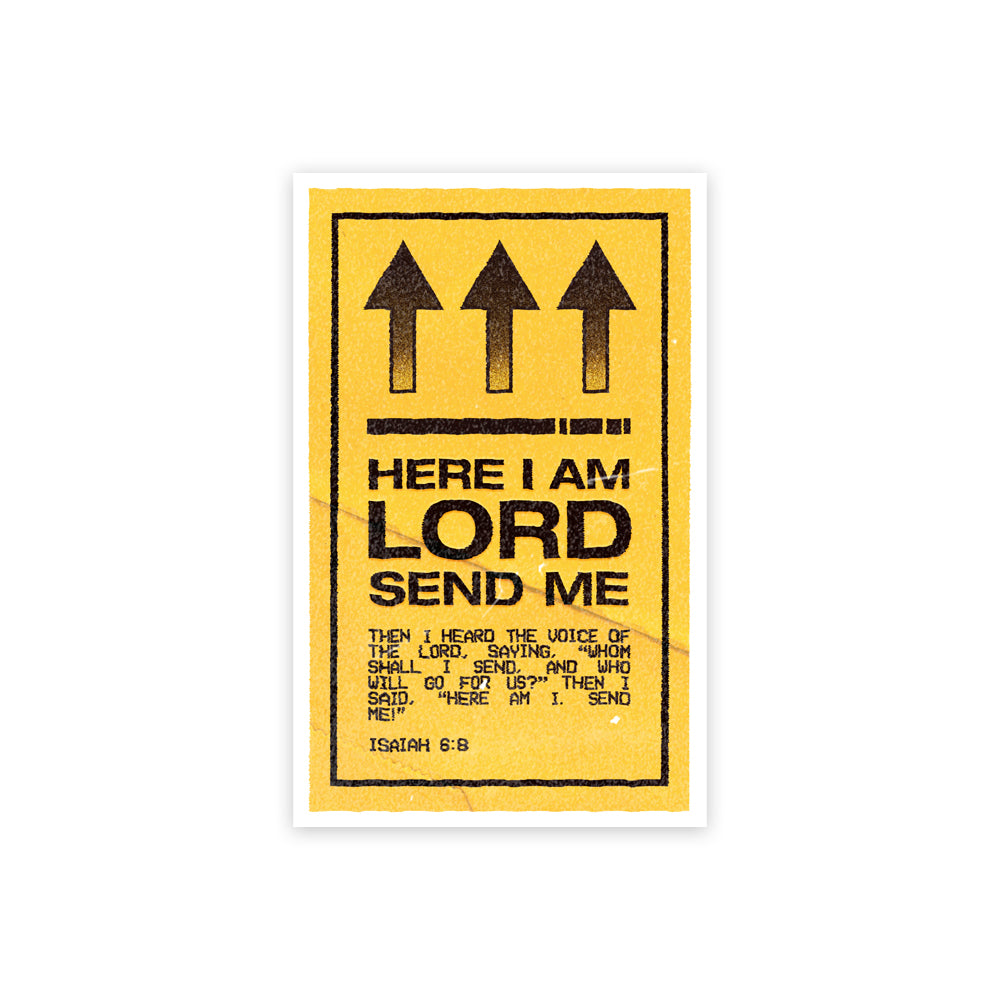 WG | Here I Am Lord Sticker