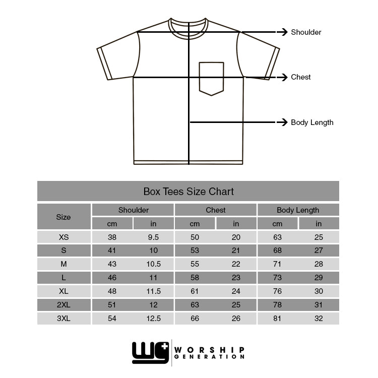 Cross Equals Love | Box tee Black
