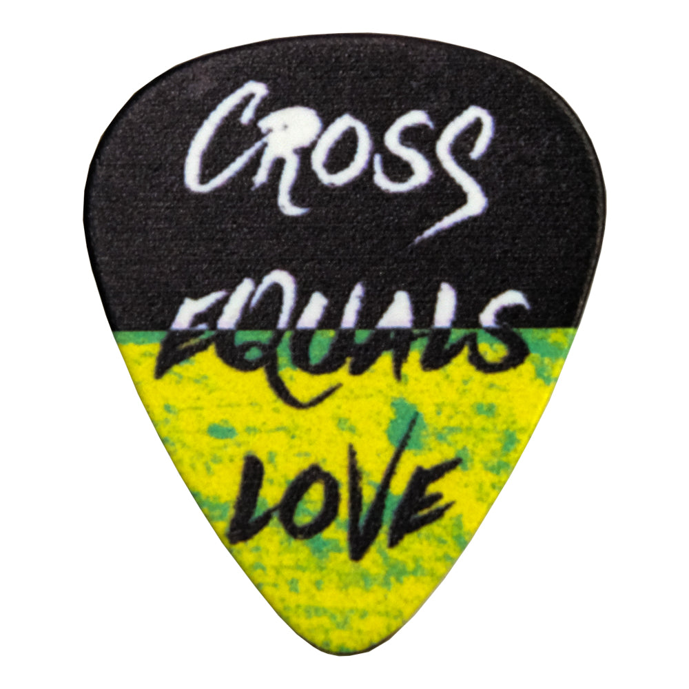 Guitar Pick Cross Equal Love