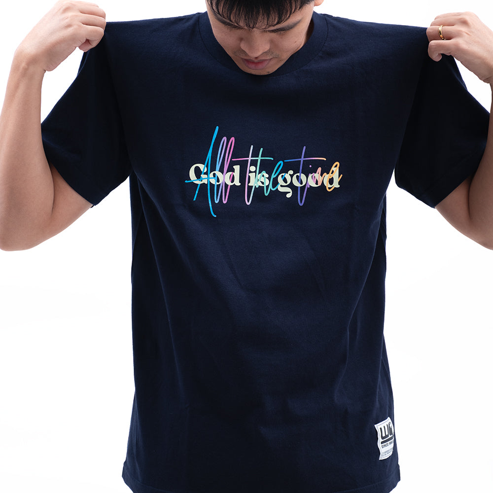 God Is Good | Worship Tees Navy Blue