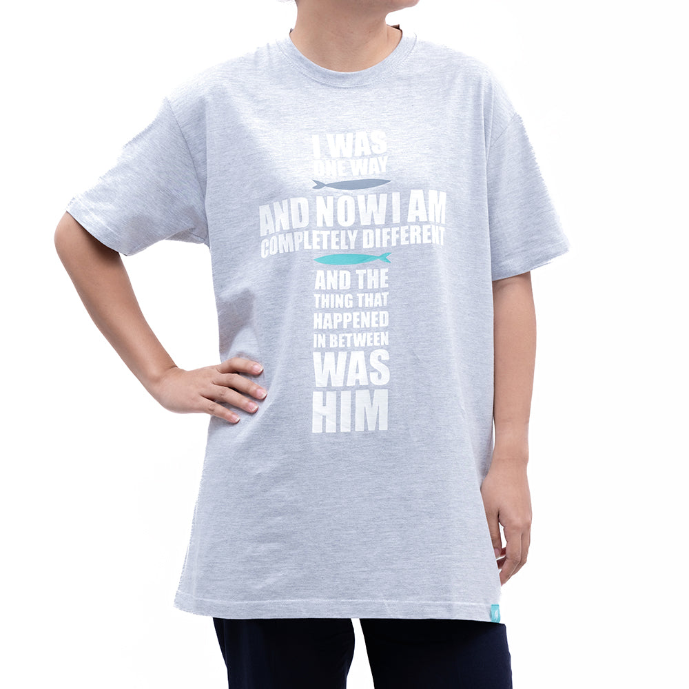 WG | I Was One Way + Cross Grey Shirt