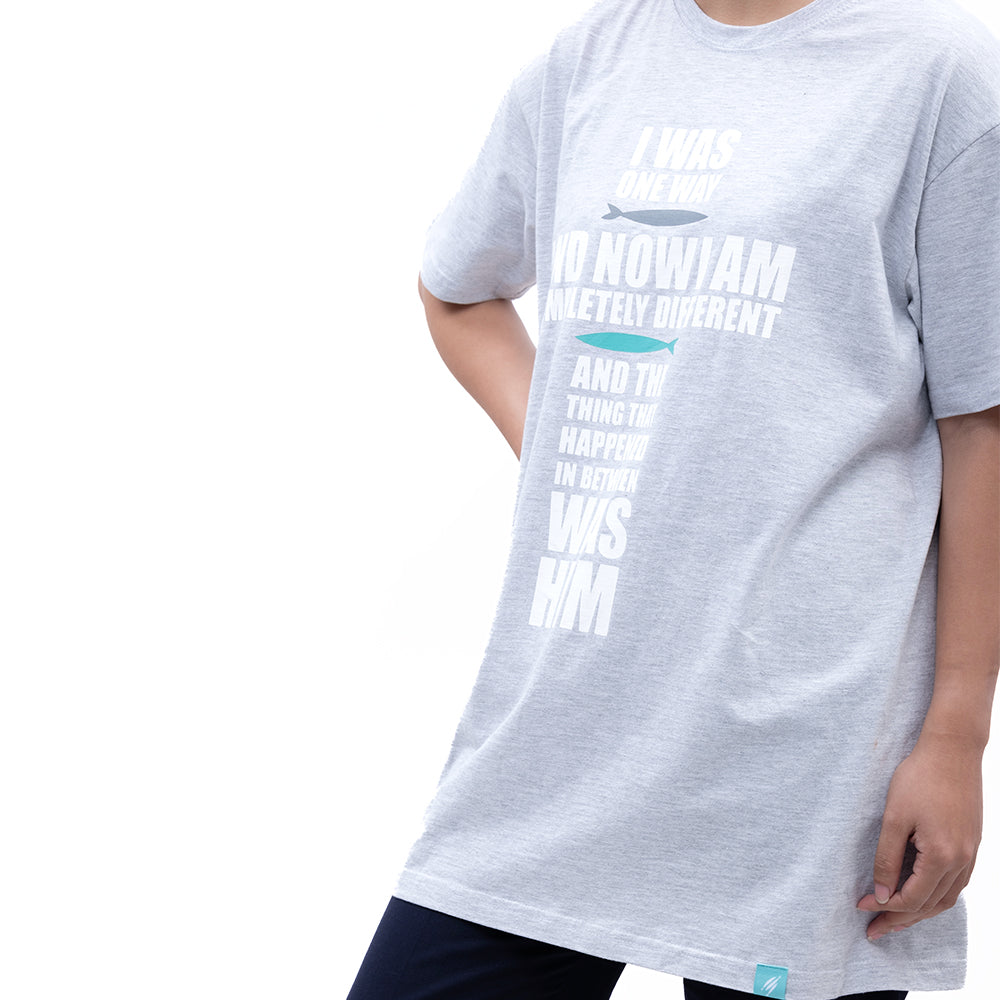 WG | I Was One Way + Cross Grey Shirt