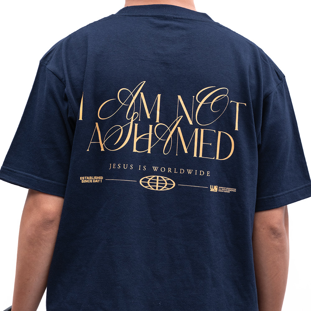 I Am Not Unashamed | Navy Blue Shirt