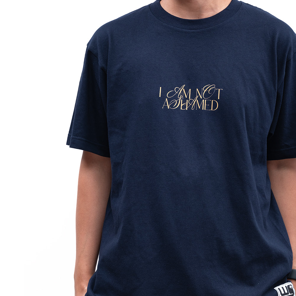 I Am Not Unashamed | Navy Blue Shirt