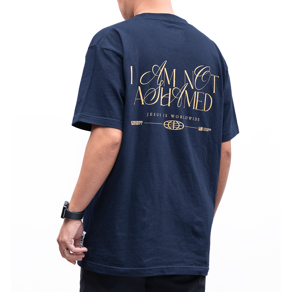 I Am Not Unashamed | Navy Blue Shirt