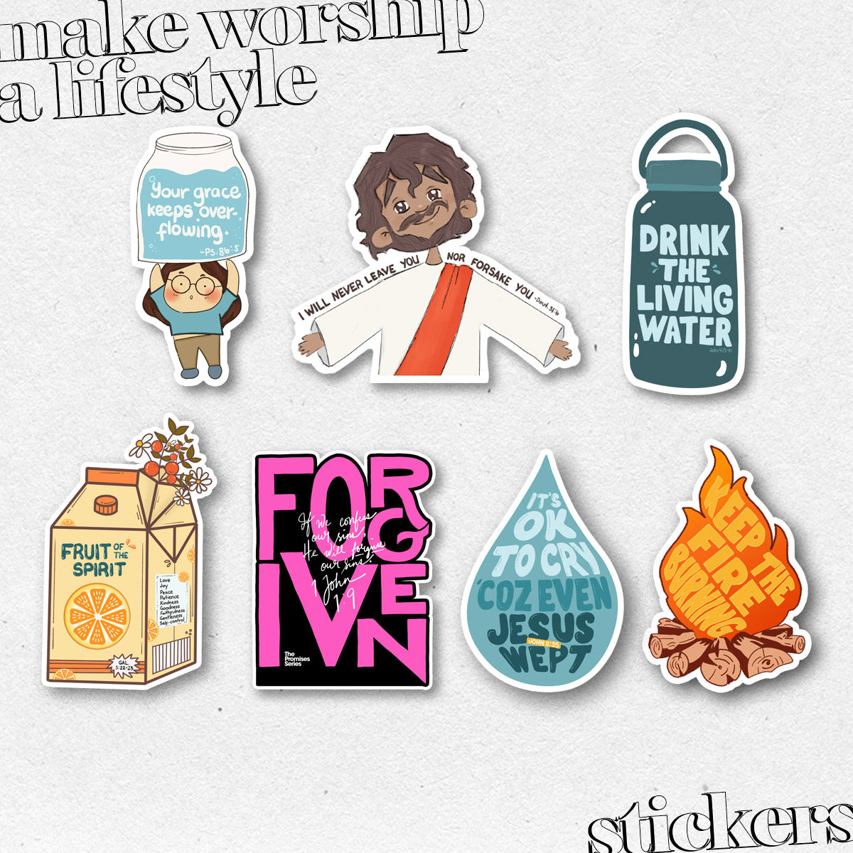 Worship Generation | Mini Sticker Collection