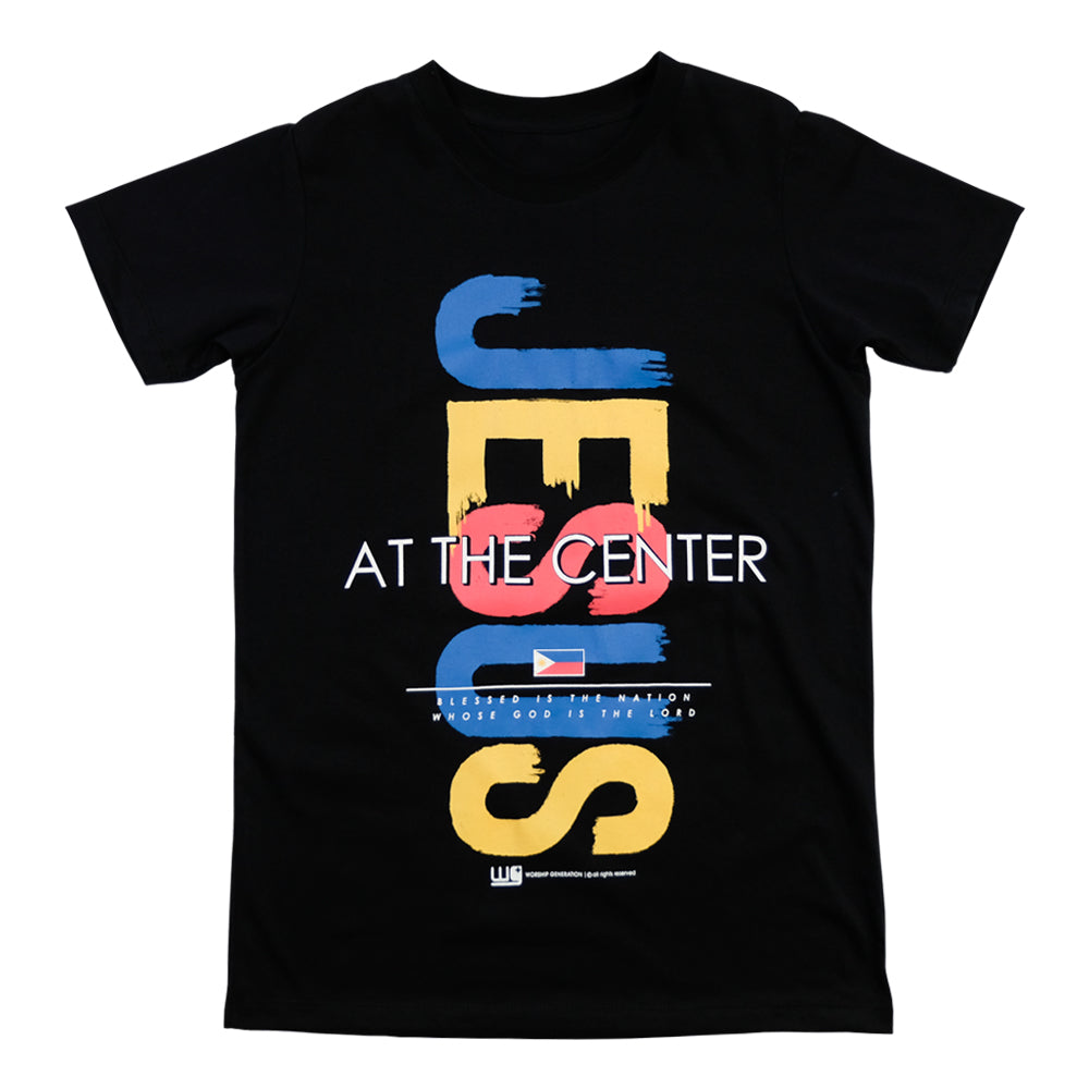 Jesus At The Center | Black T-Shirt
