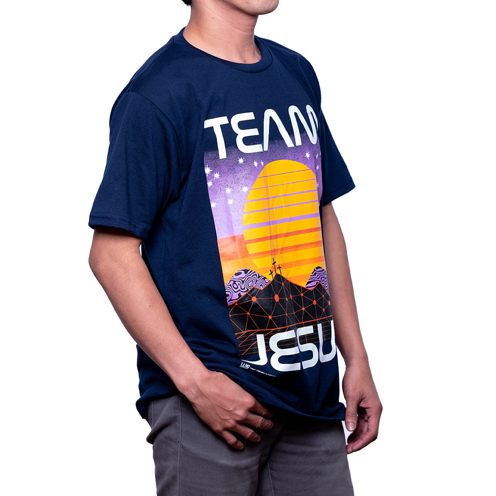 Team Jesus Retro | Navy Blue Shirt