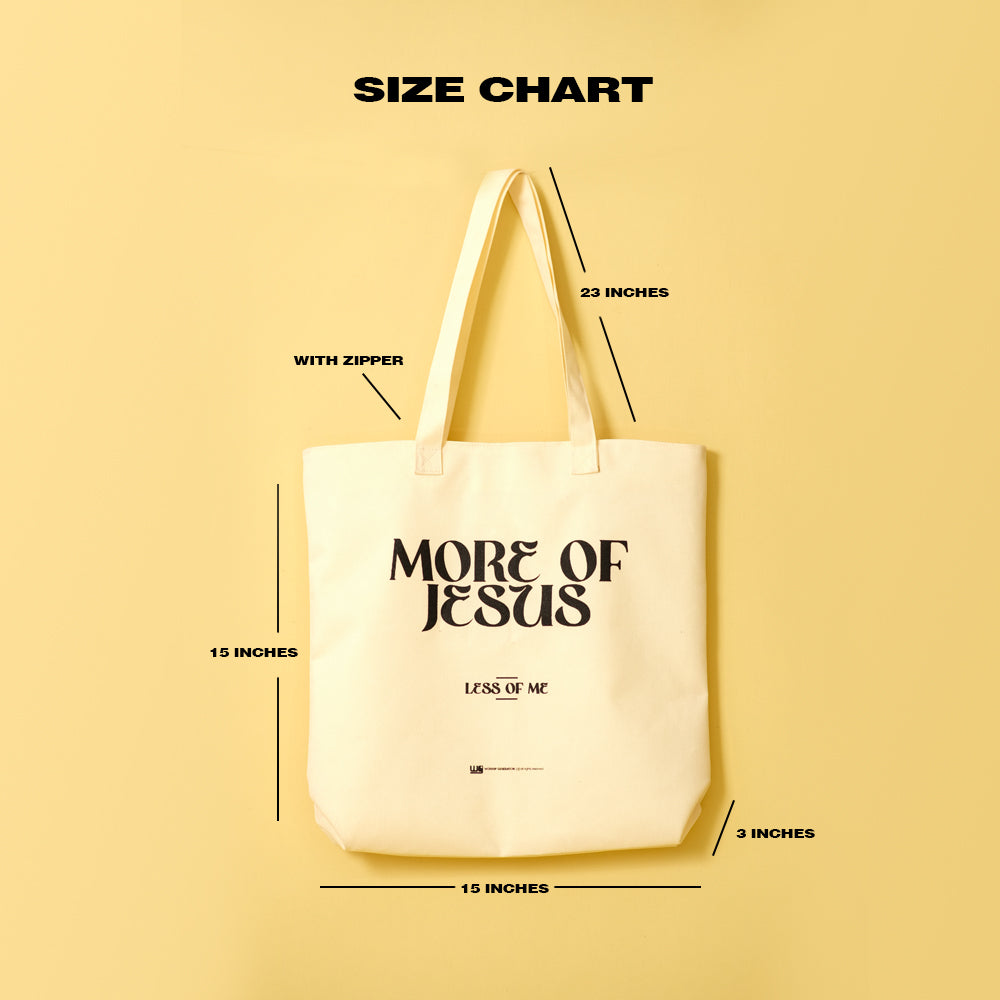 Tote Bag | Team Jesus, Nothing Is Impossible, More of Jesus