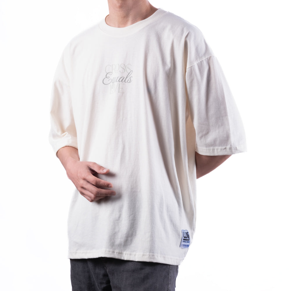 Cross Equal Love | Box tee Cream