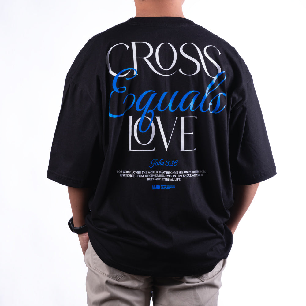 Cross Equal Love | Box tee Black