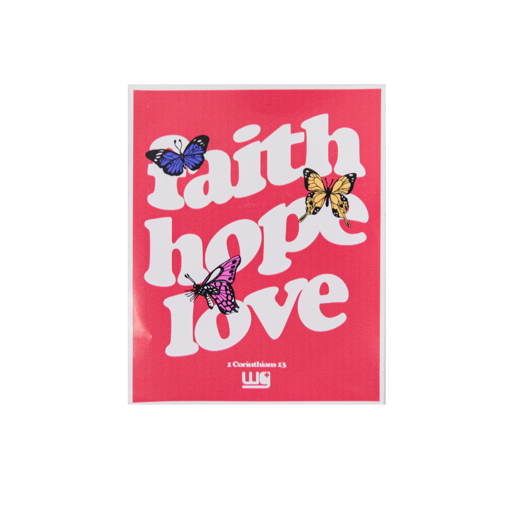 Sticker Short | Faith Hope Love
