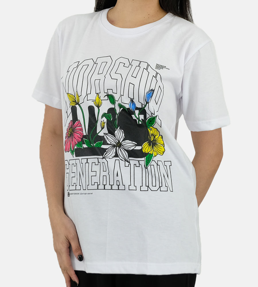 Worship Generation Floral T-Shirt