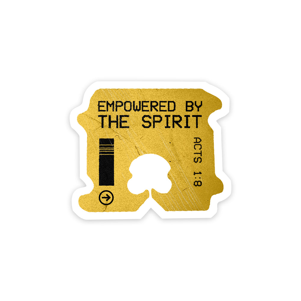 WG | Empowered By The Spirit Sticker