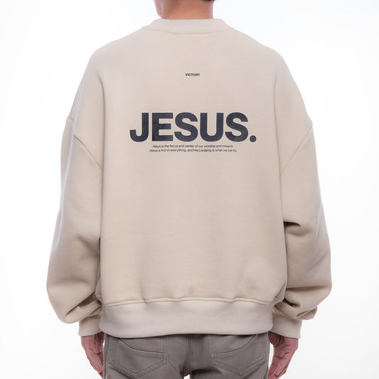 JESUS. Wide Sweatshirt