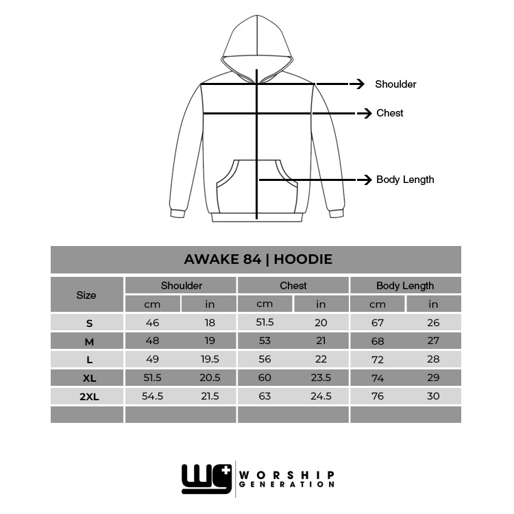 AWAKE84 Hoodie – Worship Generation