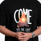 Come Into The Light | Black T-Shirt