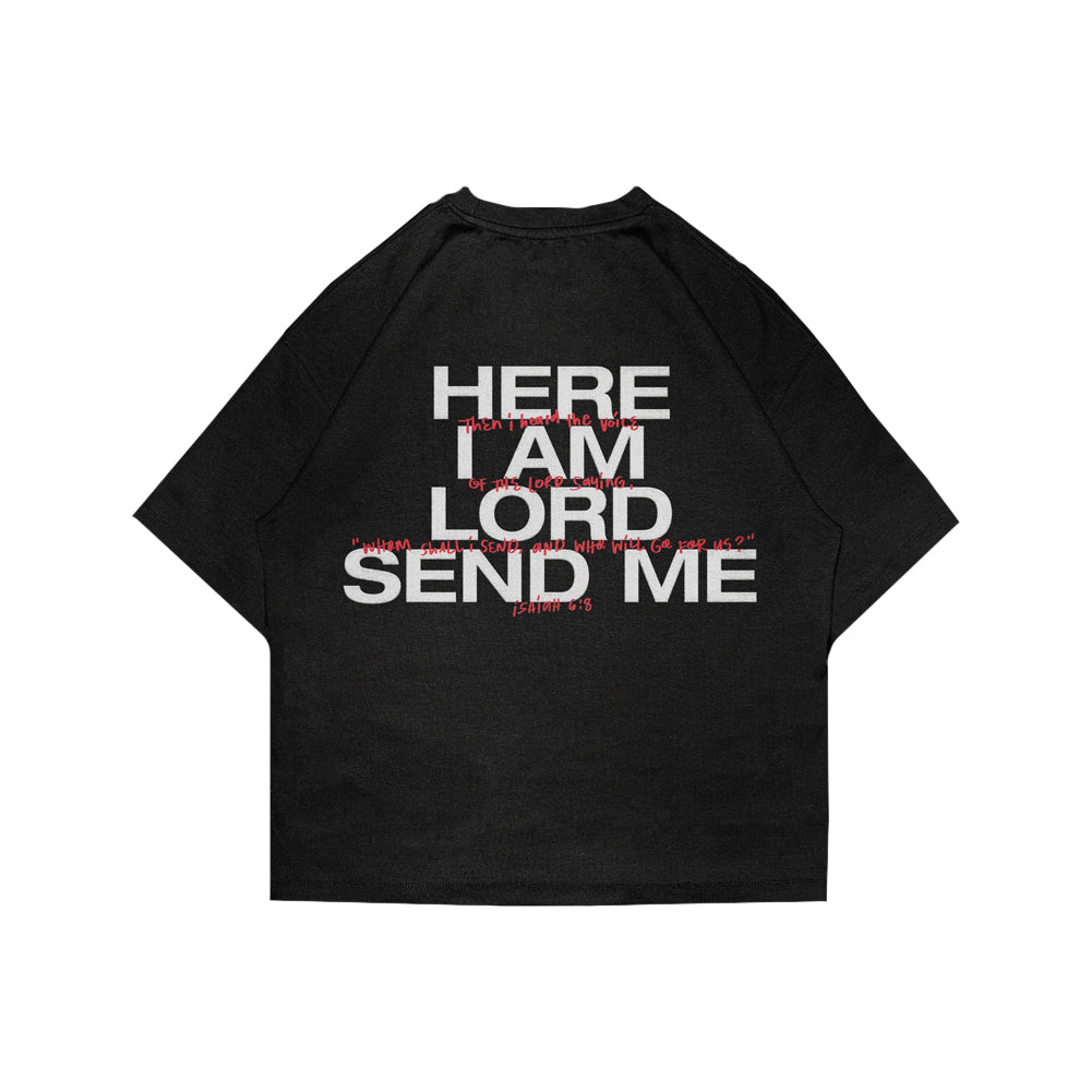 WG | Here I Am Lord The Send  Black T-Shirt