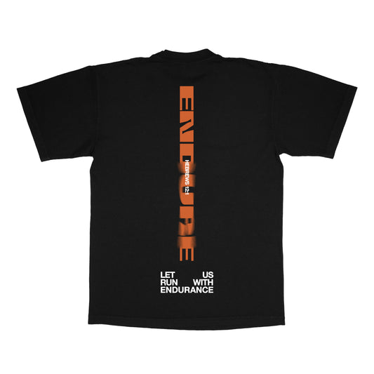 WG | ENDURE – Let Us Run With Endurance Black T-Shirt