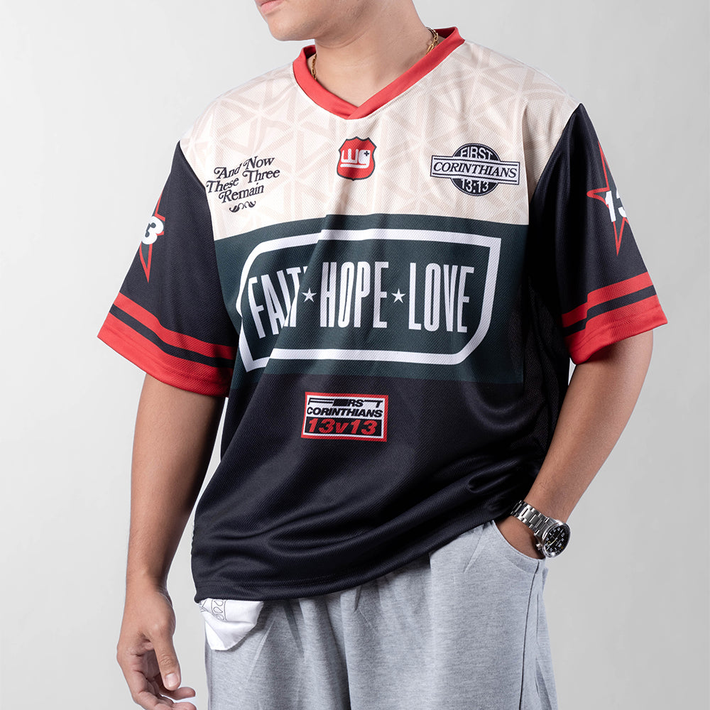 Faith Hope Love | American Football Jersey Kids & Adults