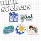 The Good News Collection Sticker Pack Waterproof Matte Vinyl Sticker