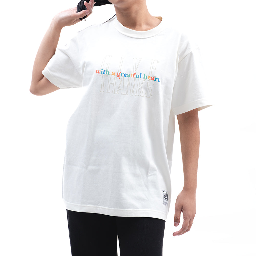 Give Thanks With A Grateful Heart | Worship Tees Ivory