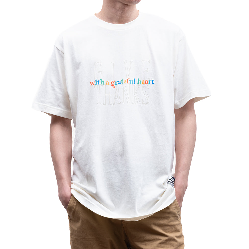 Give Thanks With A Grateful Heart | Worship Tees Ivory
