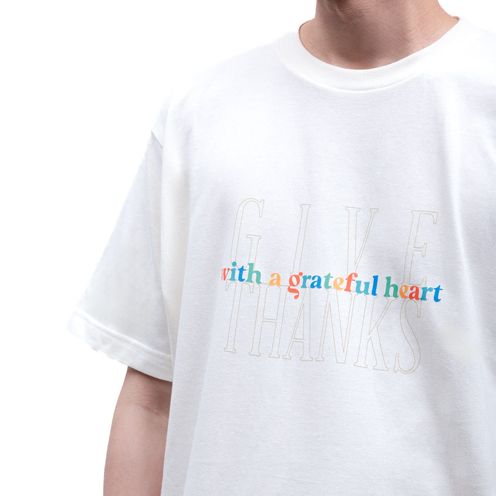 Give Thanks With A Grateful Heart | Worship Tees Ivory