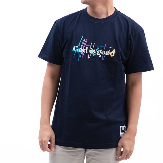 God Is Good | Worship Tees Navy Blue