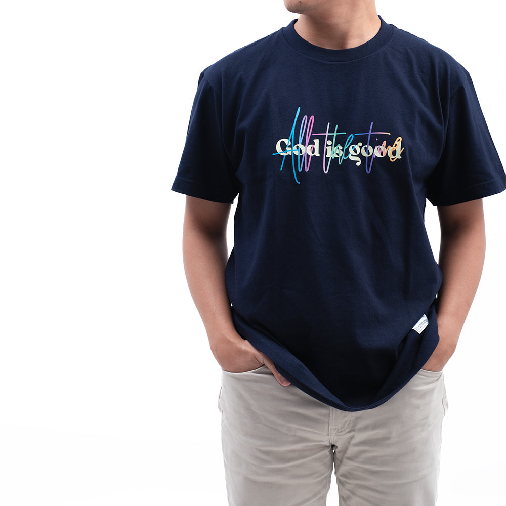 God Is Good | Worship Tees Navy Blue