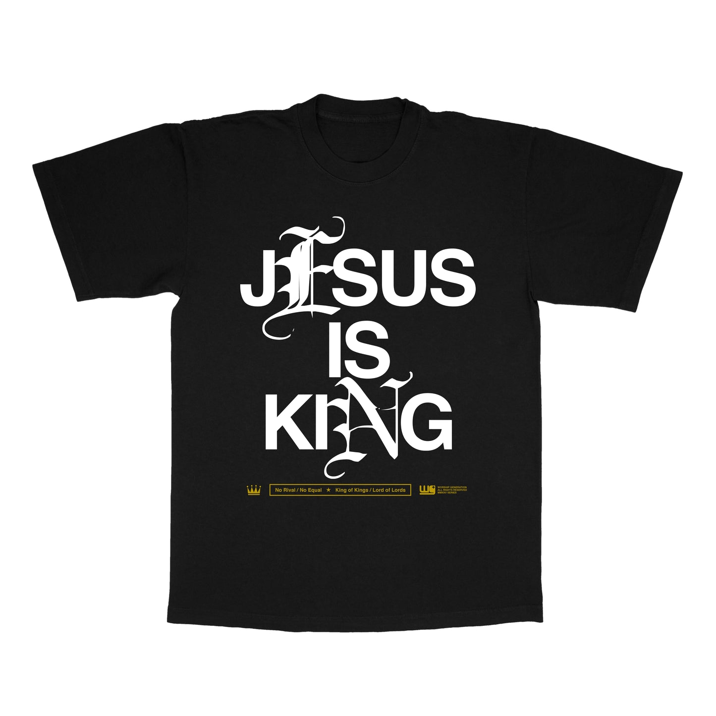 WG | Jesus Is King (Tetelestai) Black T-Shirt