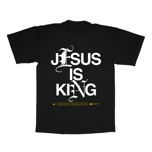 WG | Jesus Is King (Tetelestai) Black T-Shirt
