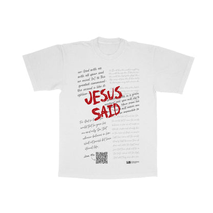 WG | JESUS Said White T-Shirt