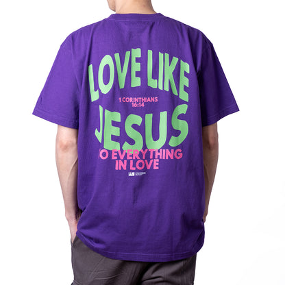 Love Like Jesus | Purple T-Shirt