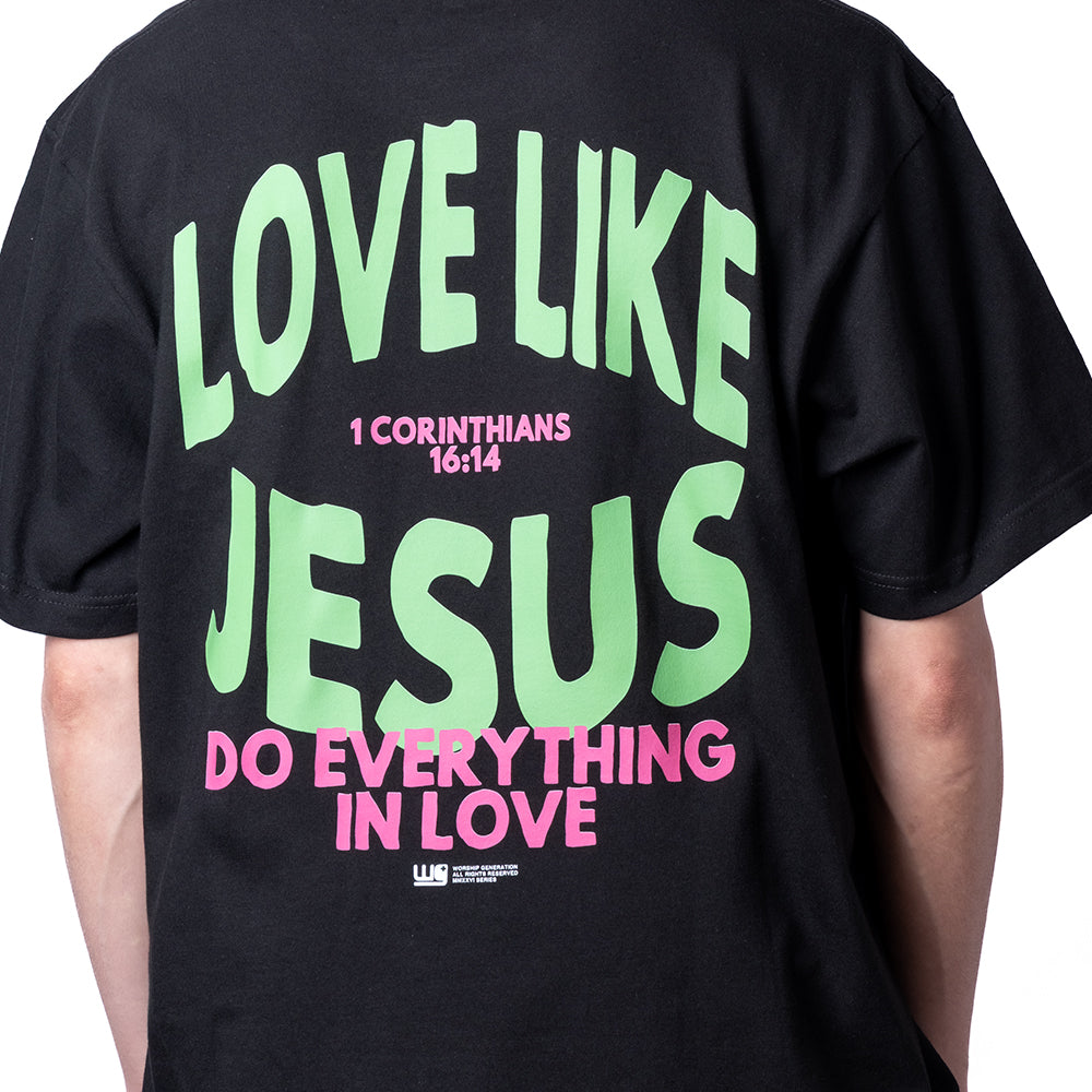 Love Like Jesus | Black T-Shirt