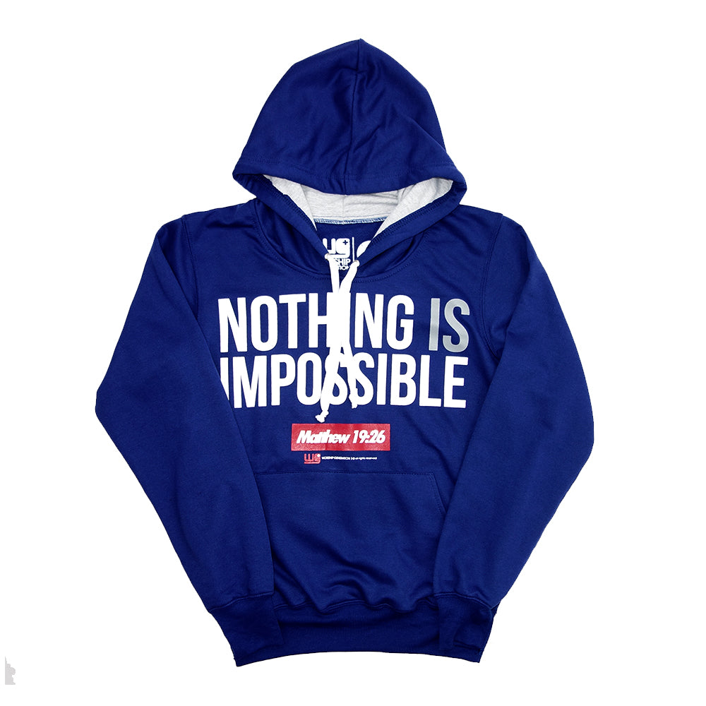 Nothing Is Impossible Royal Blue | Hoodie