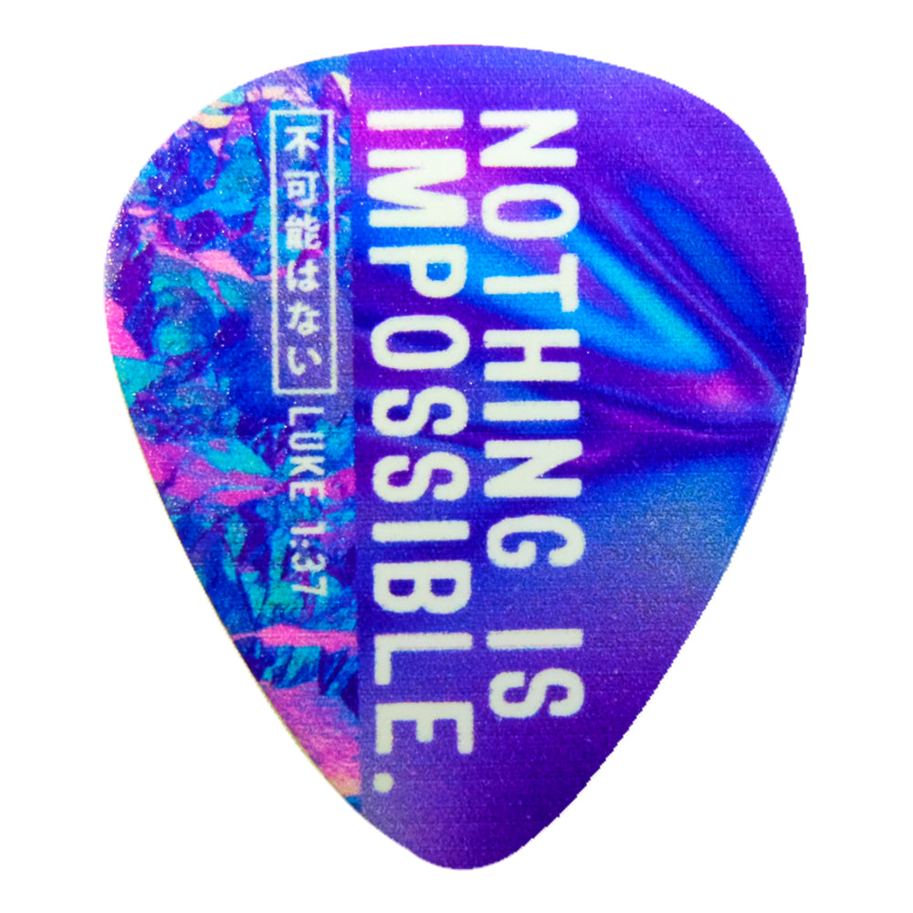 Guitar Pick Nothing Is Impossible