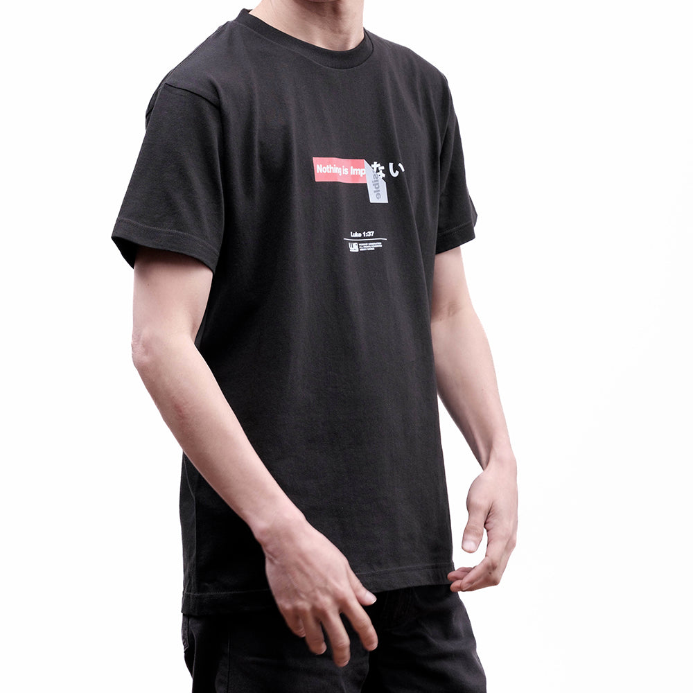 Nothing Is Impossible Tape | Classic T-Shirt Black