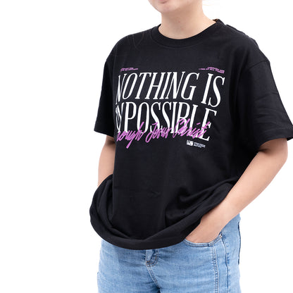Nothing Is Impossible | Worship Tees Black