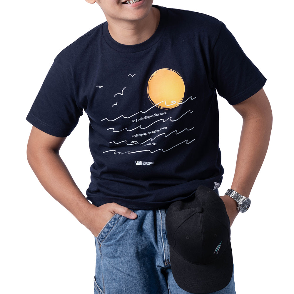 I Will Call Upon Your Name | Navy Blue T-Shirt