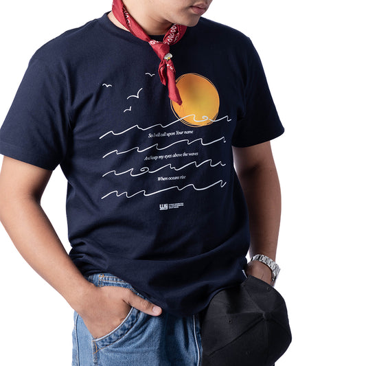 I Will Call Upon Your Name | Navy Blue T-Shirt