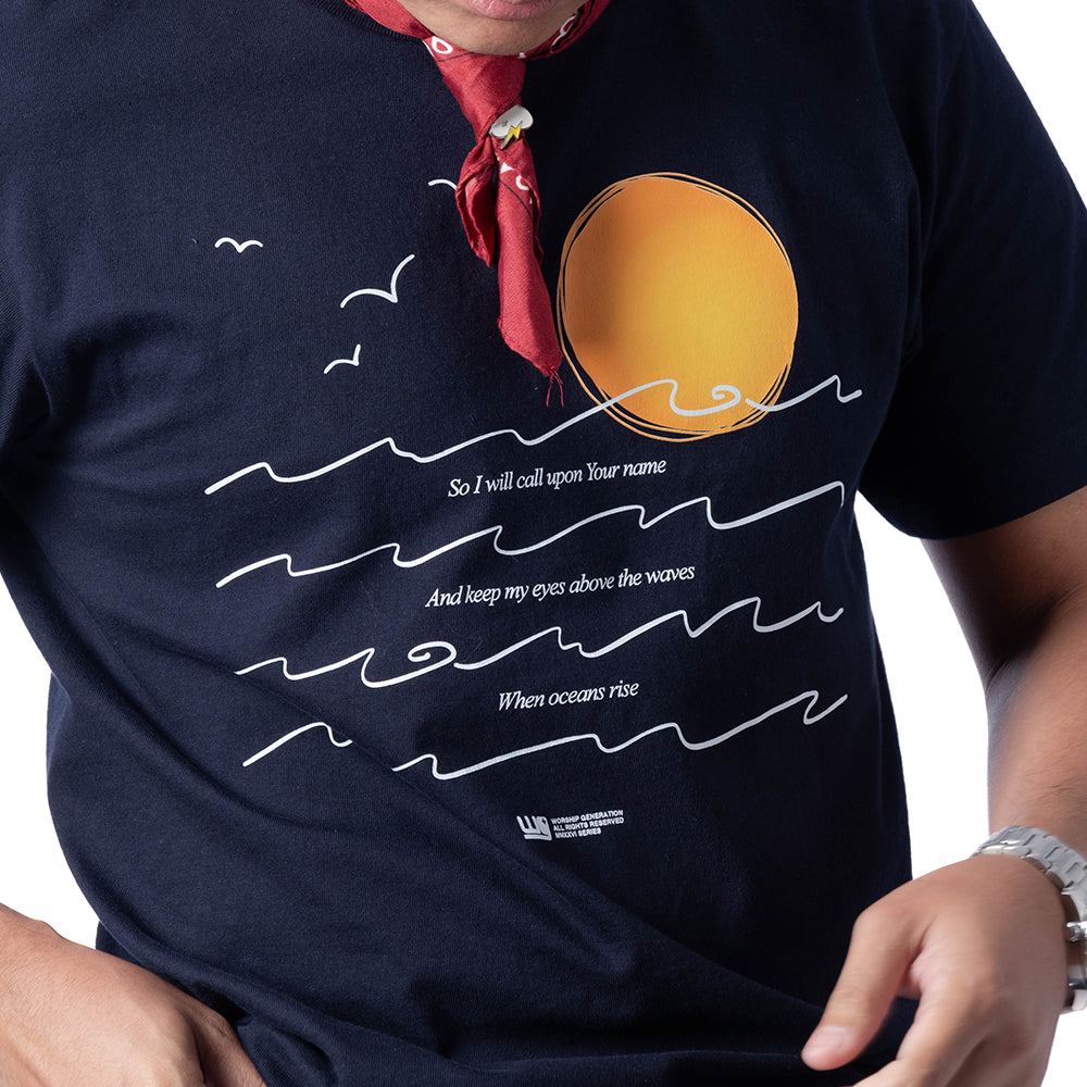 I Will Call Upon Your Name | Navy Blue T-Shirt