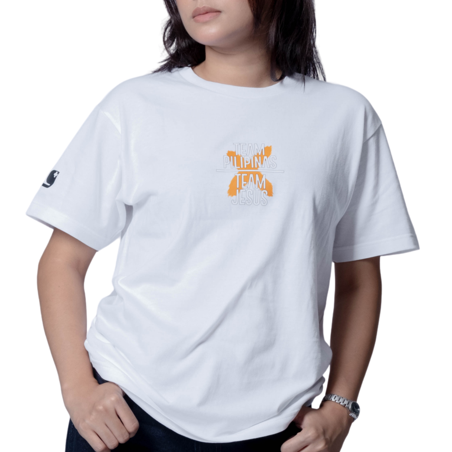 Team Jesus X Team Pilipinas White T-Shirt