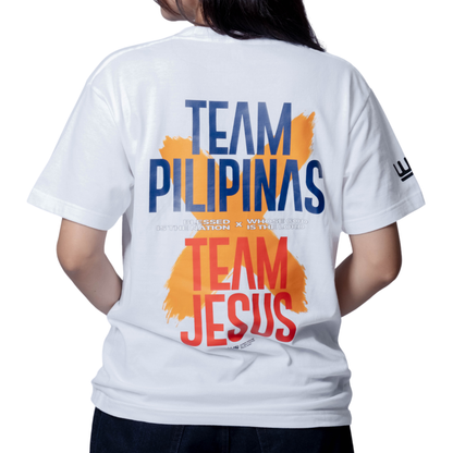 Team Jesus X Team Pilipinas White T-Shirt
