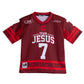 Team Jesus Classic Red | American Football Jersey Kids & Adults