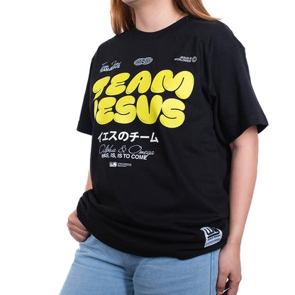 Team Jesus | World Wide Black/Yellow T-Shirt