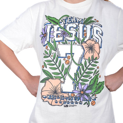 Team Jesus 2024 Flower Cream T-Shirt