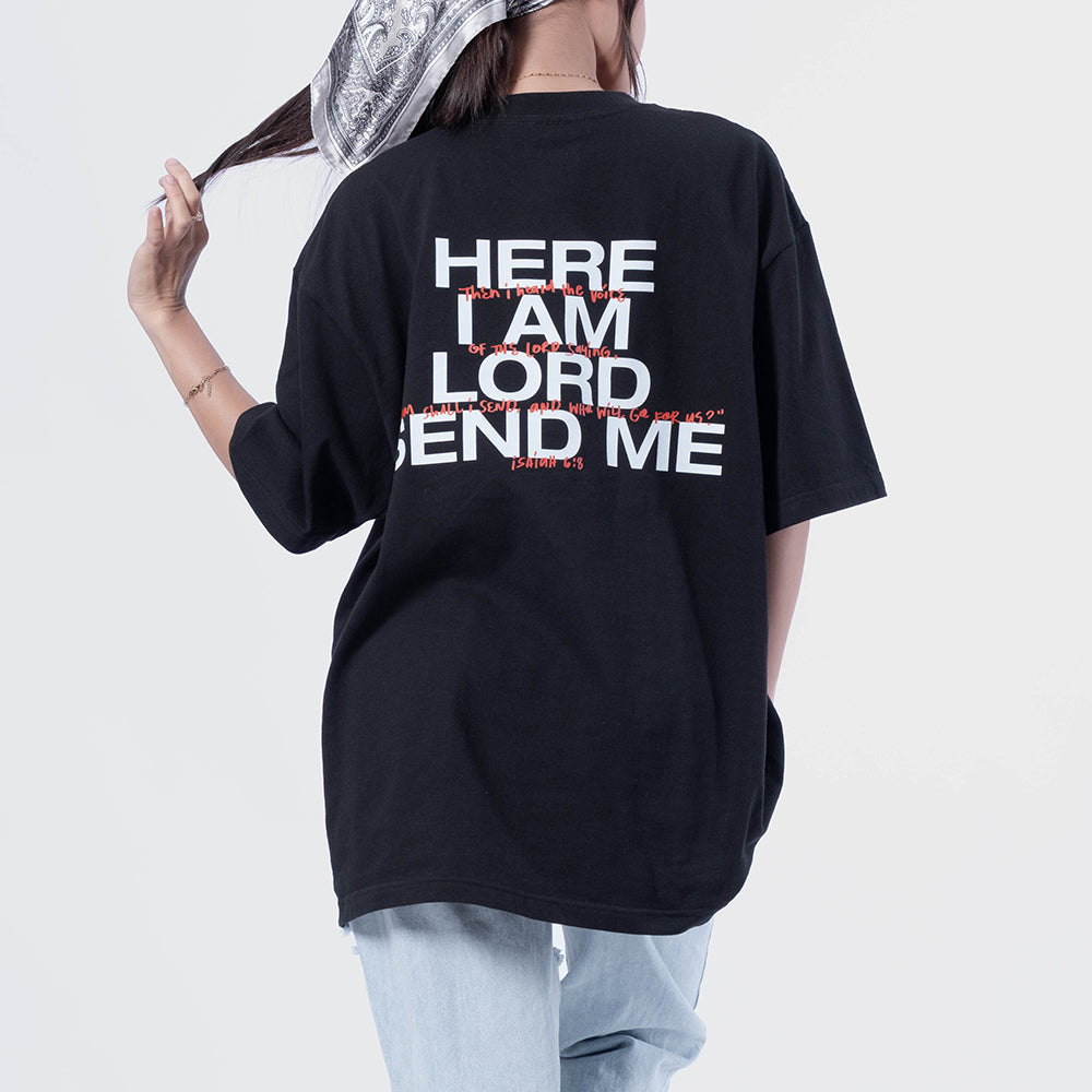 WG | Here I Am Lord The Send  Black T-Shirt