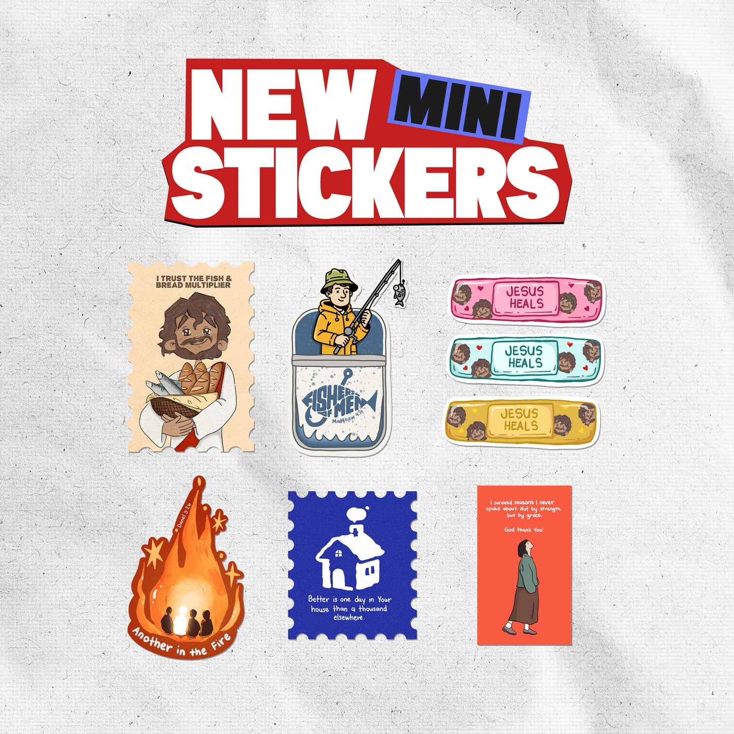 Mini Sticker Collection 2 | Waterproof Matte Vinyl Sticker