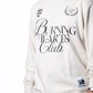 Burning Hearts Club | Cream Sweatshirt